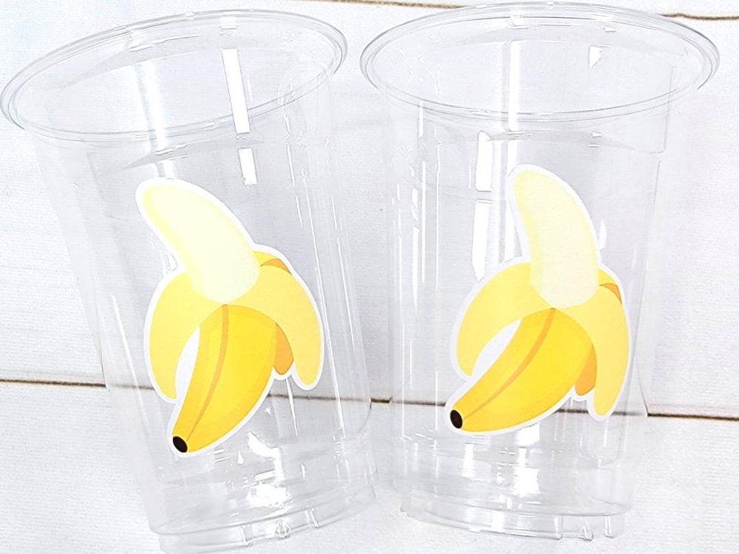 BANANA PARTY CUPS - Banana Party Favors Banana Treat Cups Banana ...