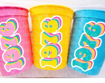 50th PARTY CUPS - Vintage 1975 50th Birthday Party 50th Birthday Favors 50th Party Cups 50th Party Decorations 1975 Birthday Party Cups 50th