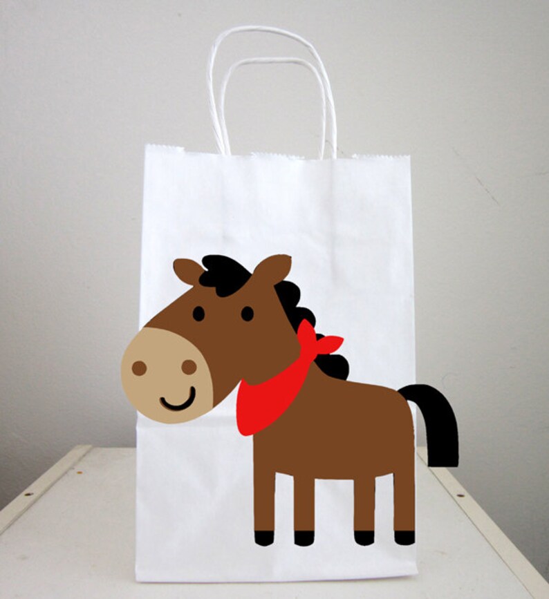 Horse Goody Bags Horse Favor Bags Horse Gift Bags Horse Etsy