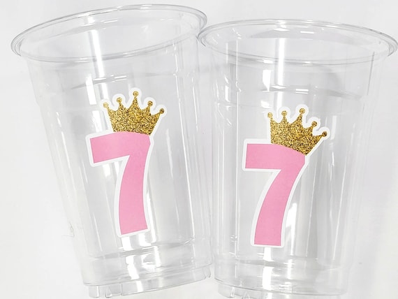 PRINCESS PARTY CUPS - Princess Birthday Cups Princess Party Cups Princess Party Decorations Princess Party Favors Princess Birthday Supplies Il_570xn