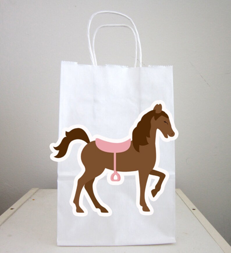 Horse Goody Bags Horse Favor Bags Horse Gift Bags Horse Etsy