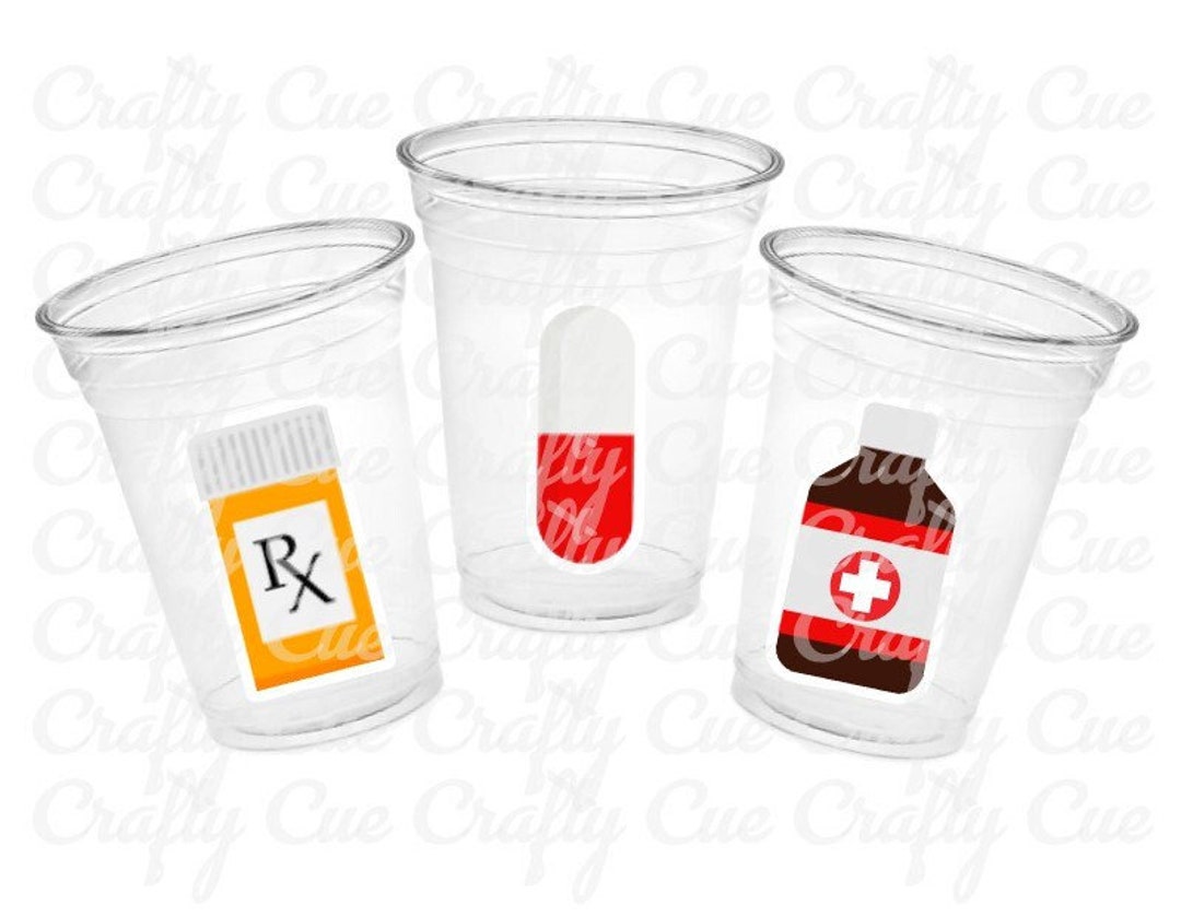 NURSE PARTY CUPS Doctor Party Cups Nurse Party Cups Nursing Party Rn