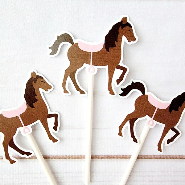 Horse Cupcake Topper Etsy