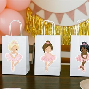 Ballerina Goody Bags, Ballet Goody Bags, Ballet Favor Bags, Ballet Goody Bags, Ballet Favor Bags, Ballet Recital Gift Bags, Ballerina Favors