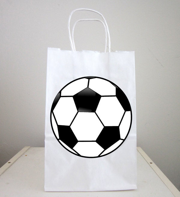 Soccer Ball Goody Bags Soccer Ball Favor Bags Soccer Party | Etsy