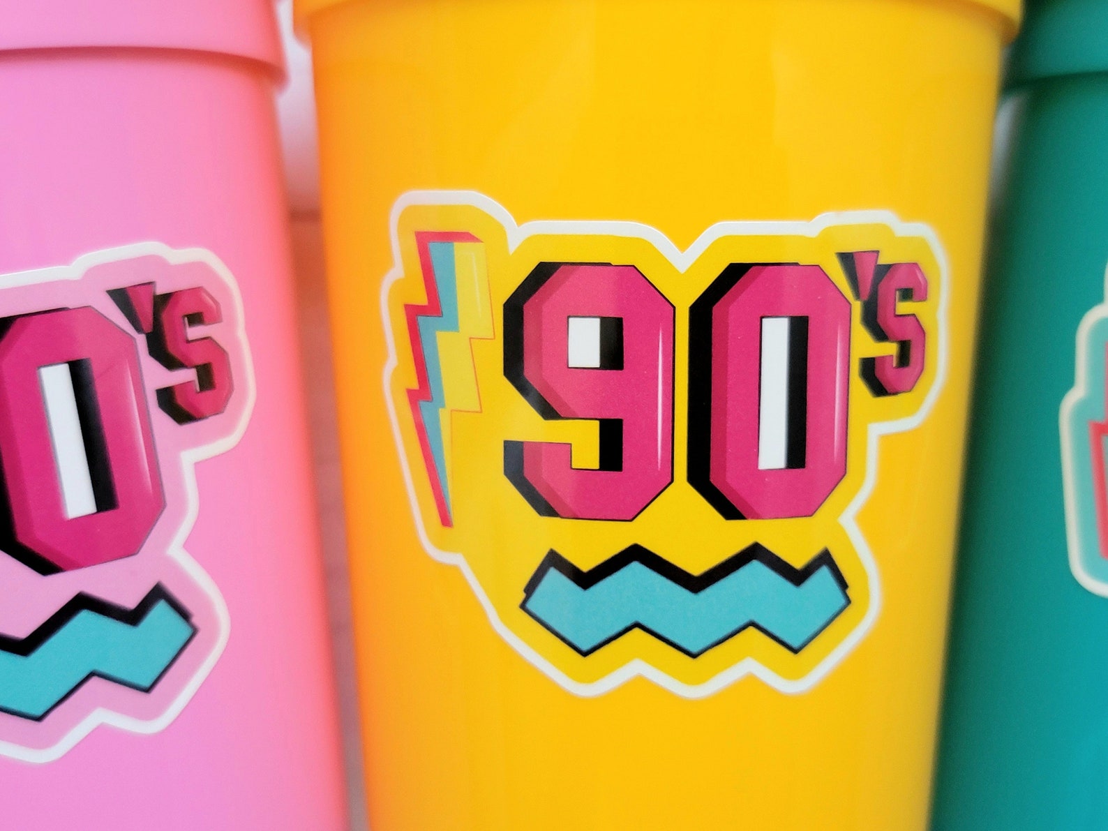 I Love the 90'S PARTY CUPS 90s Birthday Cups 90s Party - Etsy