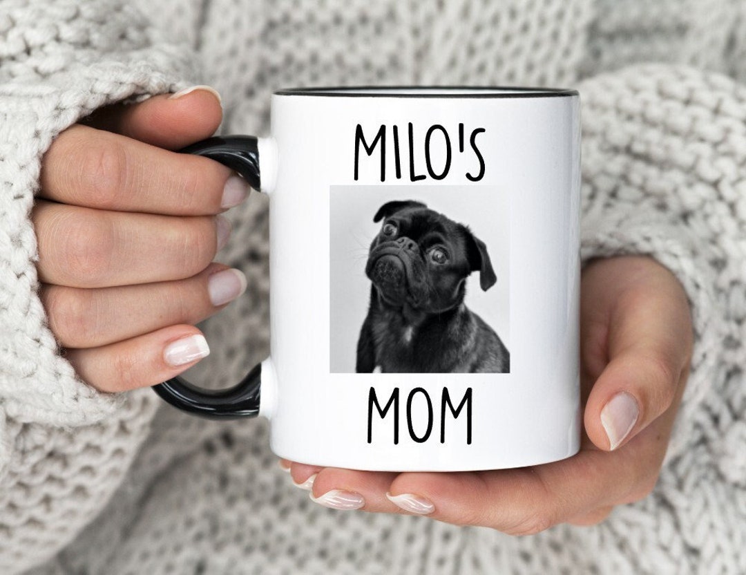Custom Dog Face Mug Personalized Pet Photo Mug Custom Pet Mug Cup Dad
