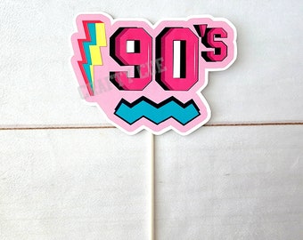 90's CAKE TOPPER