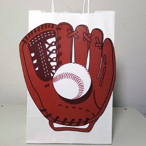 Baseball Cupcake Toppers Baseball Glove Cupcake Toppers - Etsy