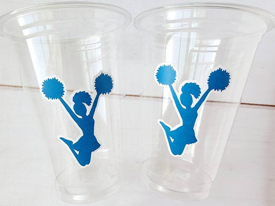 CHEERLEADING PARTY CUPS - Cheer Party Cups Cheerleader Party Cups Cheer ...