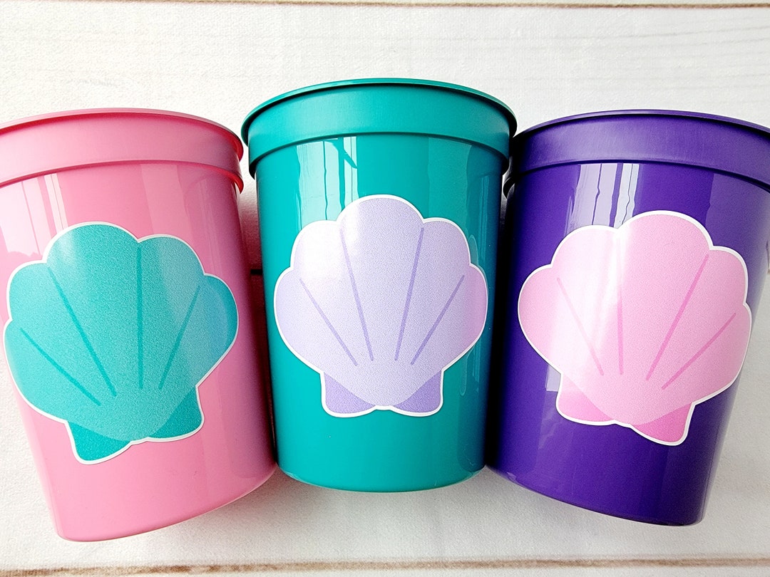 Party Glasses Mermaid Shells Assorted main image 0