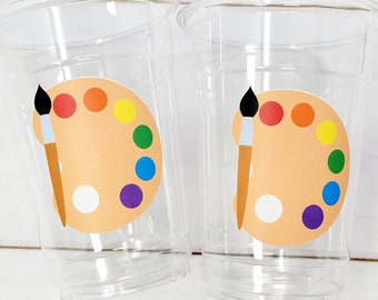 TASSES DE FÊTE ARTISANALES - Peinture gobelets gourmandises de fête Peinture Cadeaux pour cadeau Art