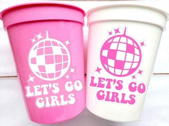 DISCO COWGIRL PARTY Cups -Cowgirl Cups Cowgirl Party Decorations Cowgirl Bachelorette Party Cowgirl Hat Birthday Rodeo Party Cups Disco Ball Il_570xn