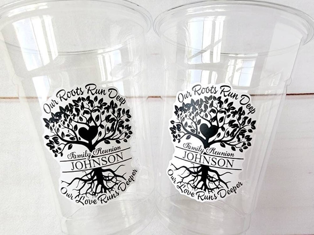 FAMILY REUNION CUPS Family Reunion Party Cups Family Reunion Party
