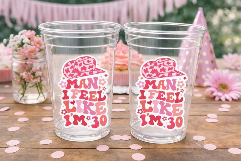 Man I Feel Like I'm 30 Cups 30th PARTY CUPS Vintage 1993 Cups Best of ...