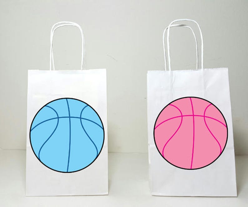 Basketball Goody Bag Basketball Favor Bag Basketball Gift Etsy