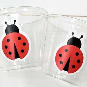 Ladybug Party Cups, Ladybug Birthday, Ladybug Party, Ladybug Treat Cups ...