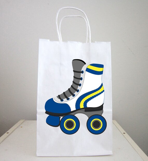 Roller Skate Goody Bags Roller Skate Favor Bag Roller Skate Etsy