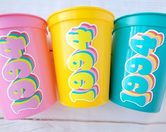 30th PARTY CUPS - Vintage 1994 Cups Best of 1994 30th Birthday Party 30th Birthday Favors 30th Party 30th Party Decorations 1994 Birthday
