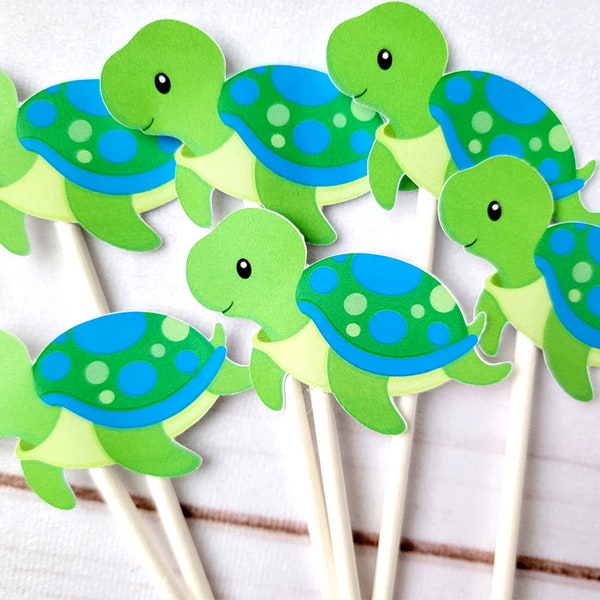 Turtle Cupcake - Etsy