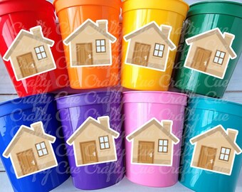 新築祝いパーティーカップ - 新築祝いの装飾品、新築祝いのギフト、新築祝いパーティーの記念品、新築祝いのギフト、新居祝い、初めての家