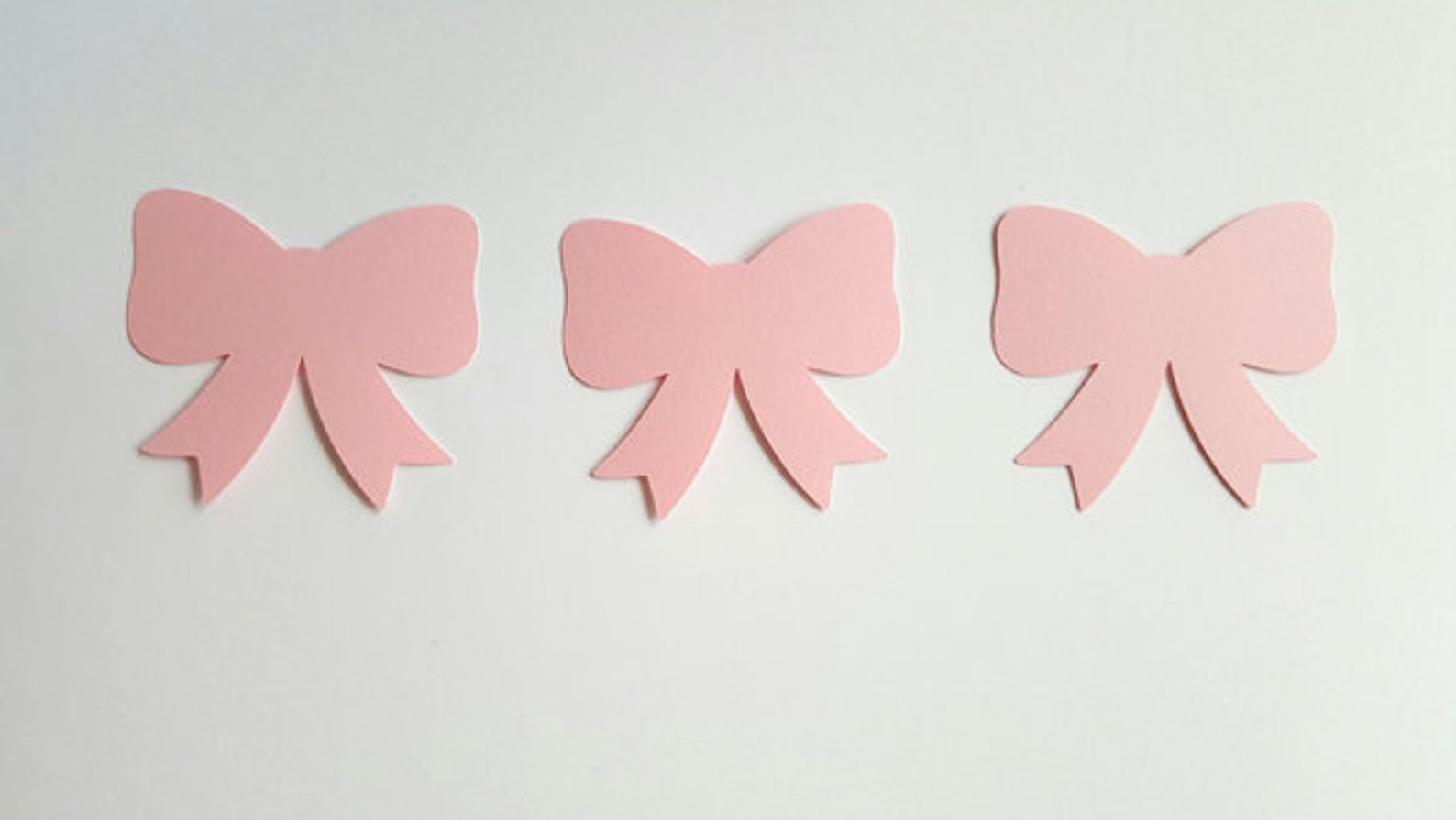 24 Bow Die Cuts Hair Bow Die Cuts Bow Cutouts Bow Cut Outs Etsy