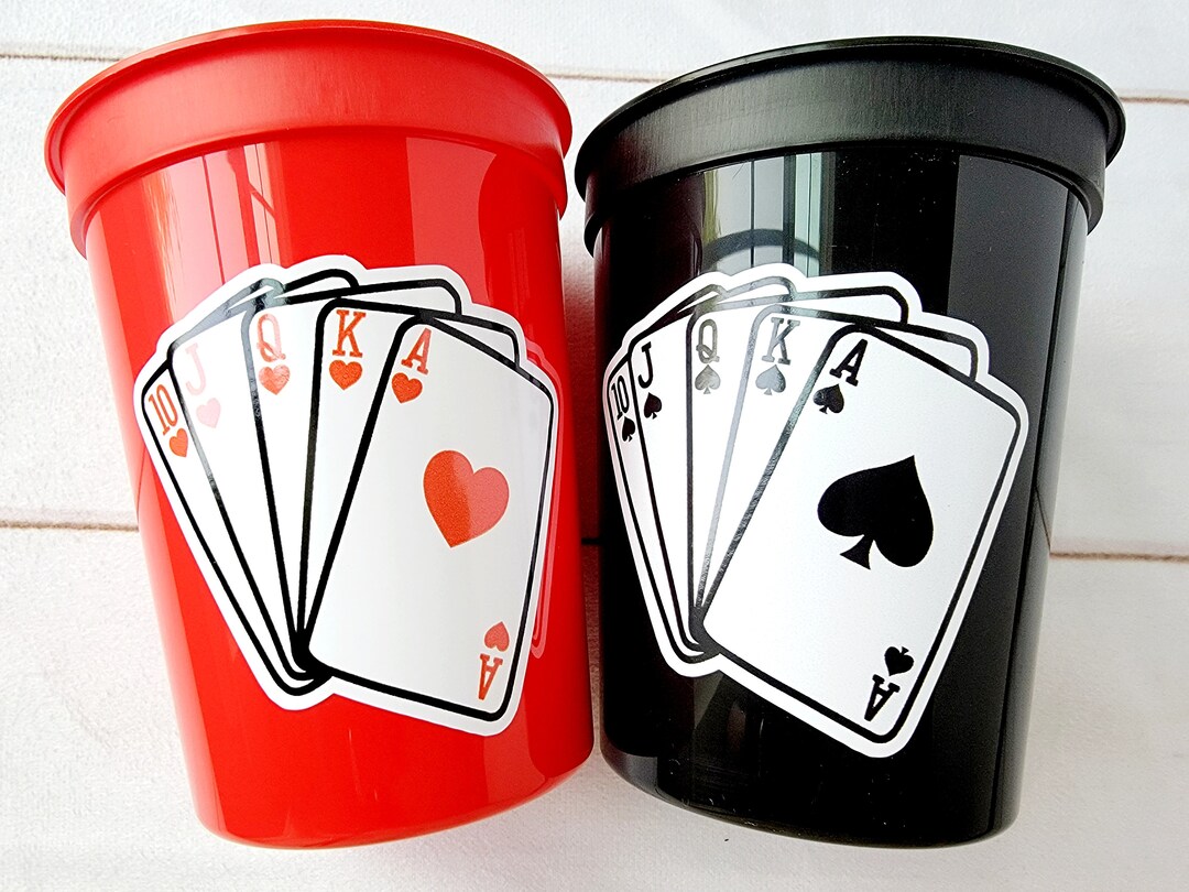 PLAYING CARDS PARTY Cups casino Cups Casino Birthday Magician Party