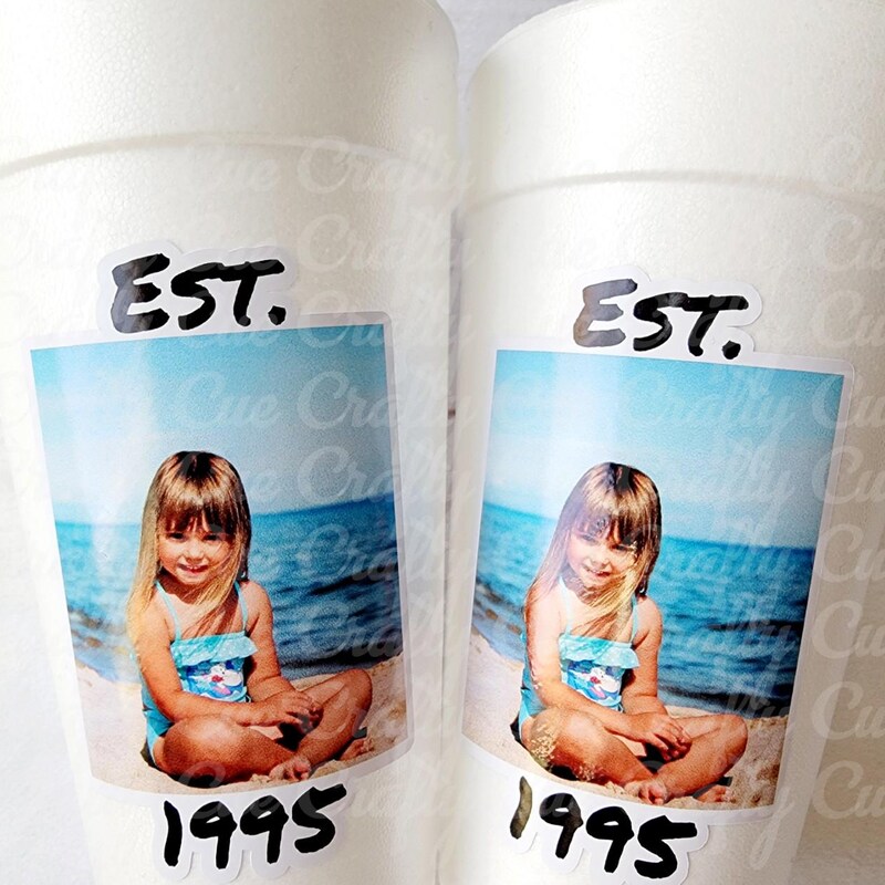 Personalized styrofoam cups etsy