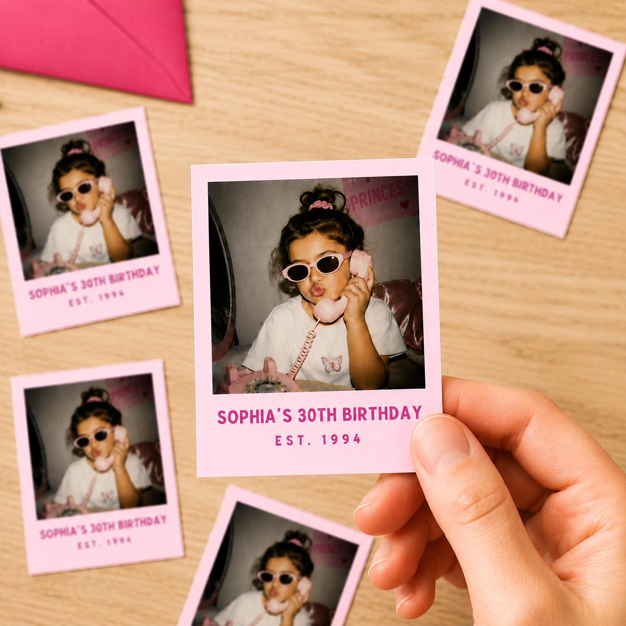 Personal Photo Sticker Personalized Photo Stickers | Custom Picture Stickers With Name & Year ...