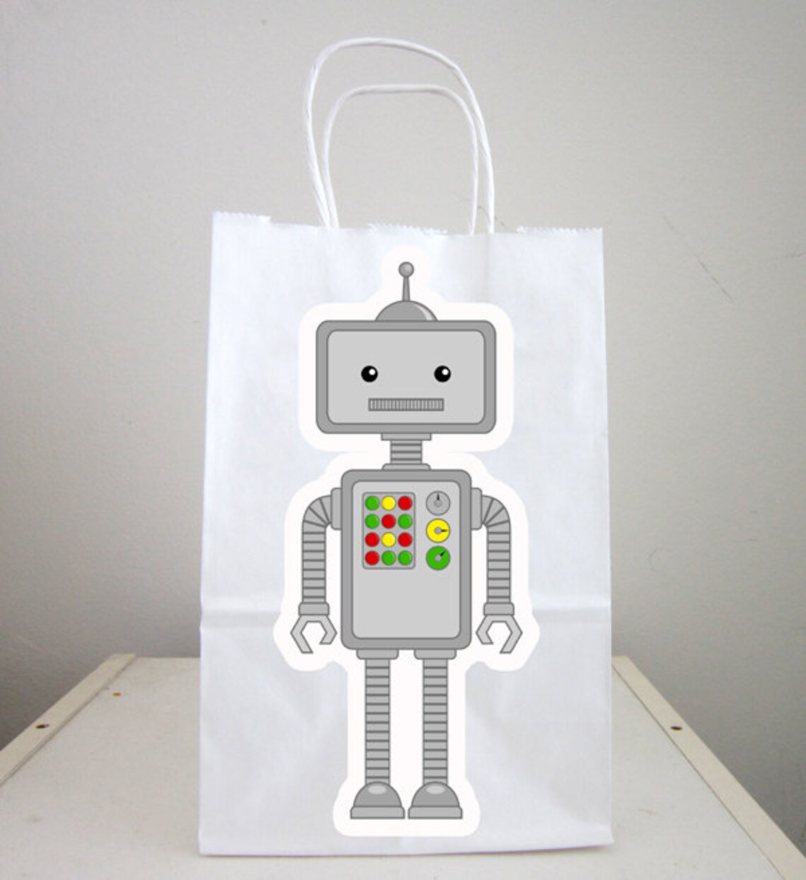 Robot Goody Bags Robot Gift Bags Robot Favor Bags Robot Etsy