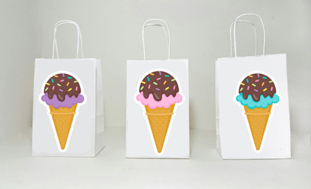 Ice Cream Goody Bags Etsy