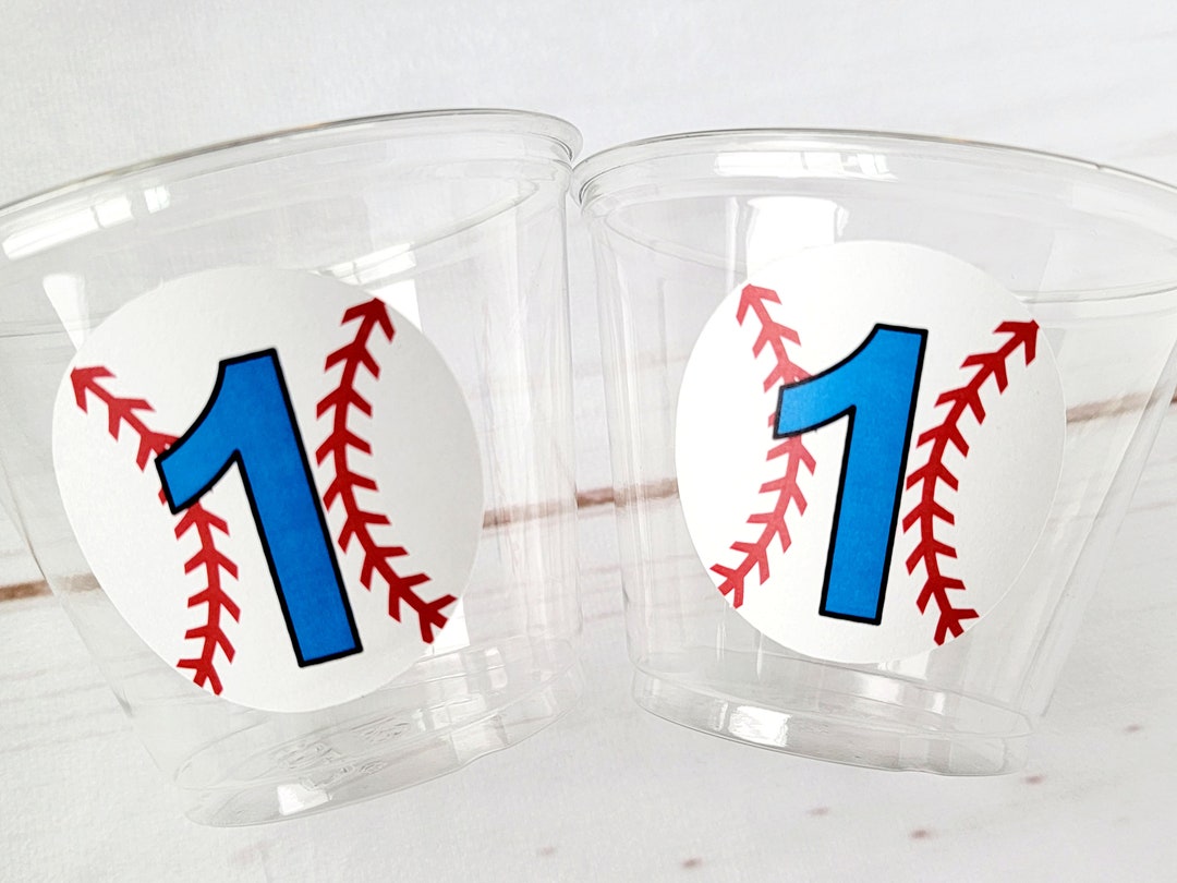 BASEBALL PARTY CUPS Baseball Cups Baseball Party Cups Baseball Birthday