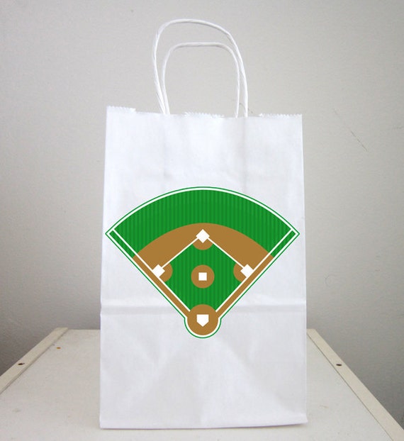 Items similar to Baseball Goody Bags, Baseball Favor Bags, Baseball