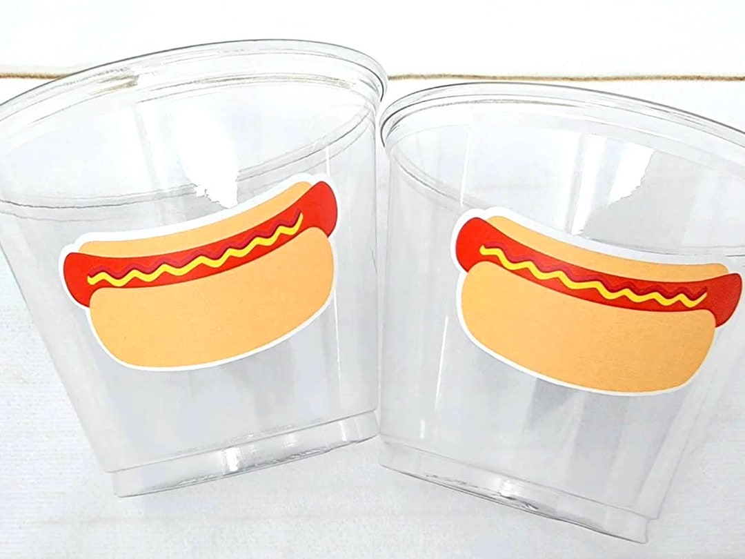 HOT DOG PARTY Cups Hot Dog Birthday Party Hot Dog Party Hot Dog Treat hot-dog-party-cups-hot-dog-birthday-party-hot-dog-party-hot-dog-treat