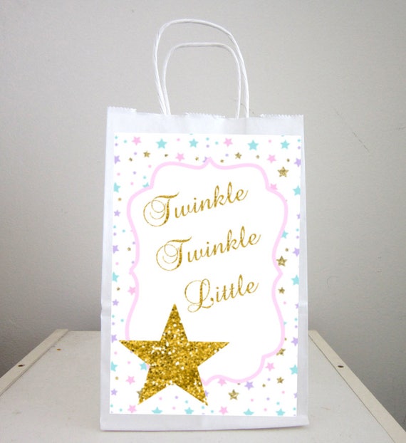 twinkle twinkle little star favor bags