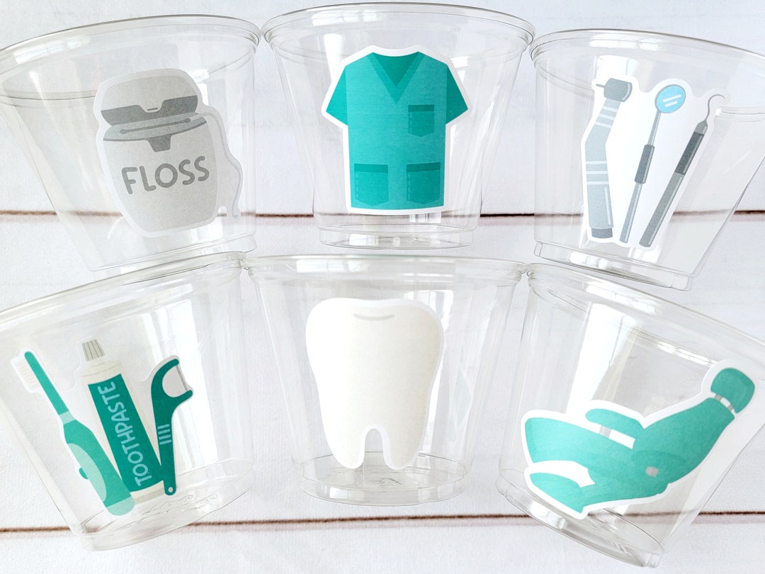 DENTIST PARTY CUPS Dental School Party Cups Orthodontist Dentist