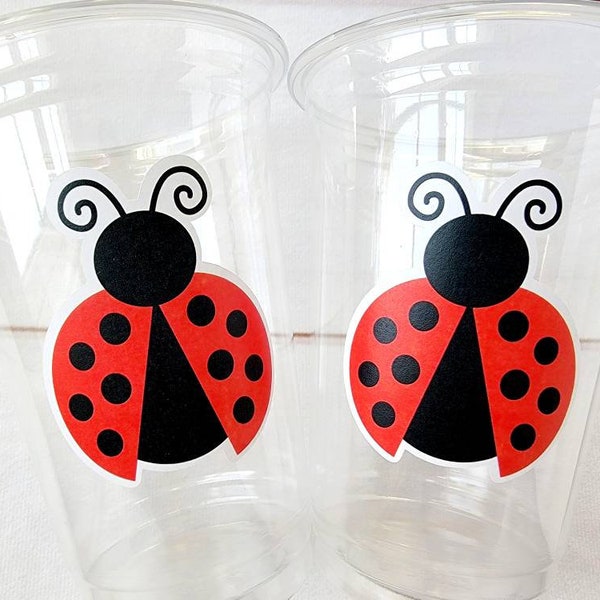 Ladybug Party Cups Ladybug 1st Birthday Ladybug Party Ladybug Treat Cups, Ladybug Party Cups Ladybug Decorations Ladybug Cups Lady Bug First