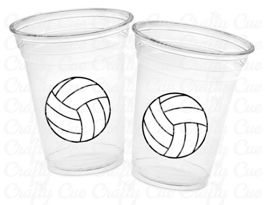 VOLLEYBALL PARTY CUPS Volleyball Party Cups Volleyball Etsy