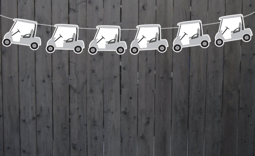 GOLF CART Garland, Golf Cart Banner, Golf Cart Birthday, Golfing