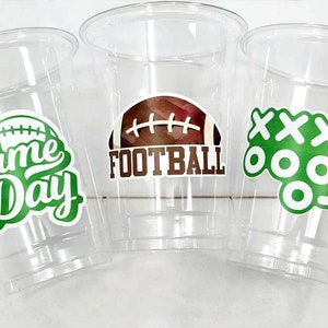FOOTBALL PARTY CUPS - Football Cups Sports Football Birthday Sports Party Football Party Cups Football Birthday Party Football Party Decor