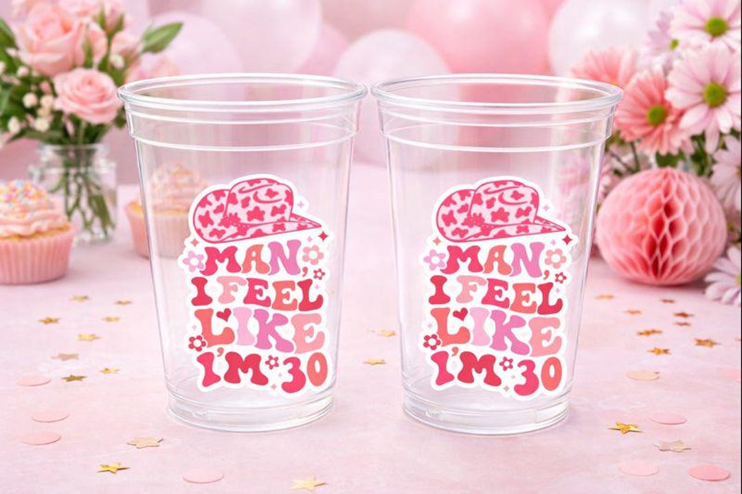 Man I Feel Like I'm 30 Cups 30th PARTY CUPS Vintage 1993 Cups Best of ...