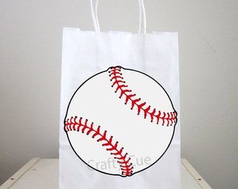 Baseball Candy Bags