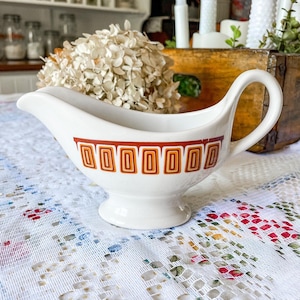 RETRO GRAVY Shenango China Geometric 70s