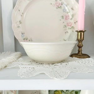 SOUP BOWL Pfaltzgraff Tea Rose 6” Pastel Flowers Stoneware