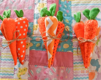 Fabric Carrot bunches