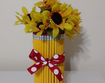 Pencil Vase: Teacher Appreciation Gift