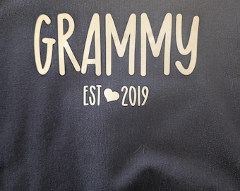 T-shirt Grammy, grand-mère, grand-mère, Mimi maman
