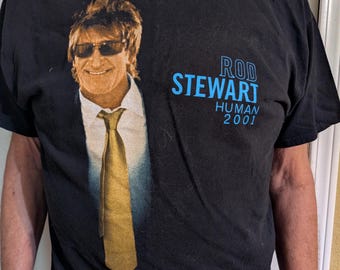 vintage Rod Stewart concert tshirts