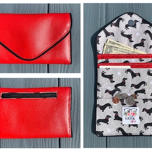 Dachshund / Weiner Dog Wallet / Clutch