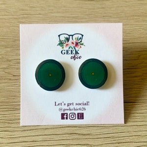 Round Door Small Stud Earrings